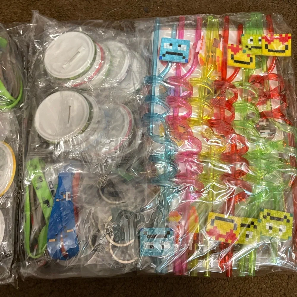 Minecraft Party Favor Kit with Toys and Accessories - set of 2 unopened!